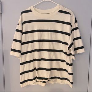 Everlane striped organic cotton top.